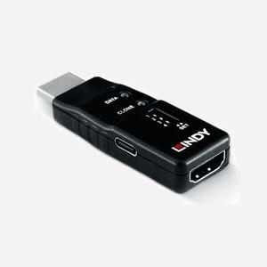 Émulateur EDID Lindy 32105 HDMI USB-C 8K 7680x4320 48Gbit/s ABS noir 64.5x22.5x11mm