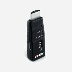 Émulateur EDID Lindy 32105 HDMI USB-C 8K 7680x4320 48Gbit/s ABS noir 64.5x22.5x11mm - Miniature 3