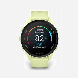 Montre GPS Garmin Forerunner 70 écran AMOLED 1.2" 390x390 pixels tactile 43mm bracelet silicone citron vert 40g - Miniature 2