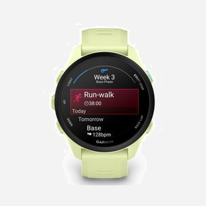 Montre GPS Garmin Forerunner 70 écran AMOLED 1.2" 390x390 pixels tactile 43mm bracelet silicone citron vert 40g - Miniature 3