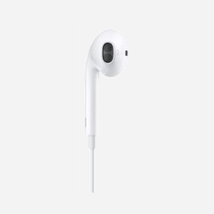 Écouteurs Apple EarPods avec fil jack 3.5mm intra-auriculaires pour musique et usage quotidien blanc - Miniature 2
