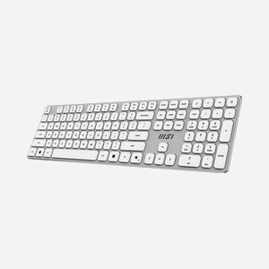 Clavier mécanique MSI FORGE K210 W COMBO sans fil USB QWERTY US avec souris incluse blanc pour bureau - Miniature 3