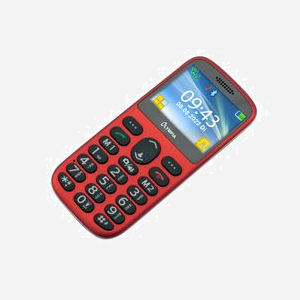 Téléphone mobile Olympia Sun 2.31" Double SIM appareil photo 0.3MP Radio FM autonomie 200h rouge 77.4g - Miniature 2