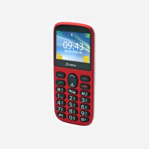 Téléphone mobile Olympia Sun 2.31" Double SIM appareil photo 0.3MP Radio FM autonomie 200h rouge 77.4g - Miniature 3