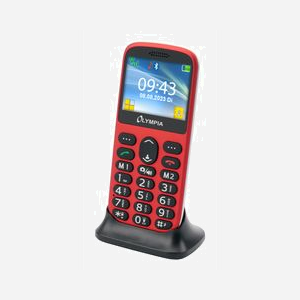 Téléphone mobile Olympia Sun 2.31" Double SIM appareil photo 0.3MP Radio FM autonomie 200h rouge 77.4g - Miniature 4
