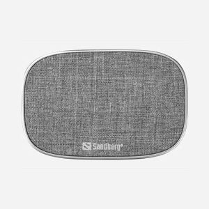 Chargeur sans fil Sandberg Wireless Charger Deck 15W Qi universel plateau aluminium gris USB pour smartphone - Miniature 2