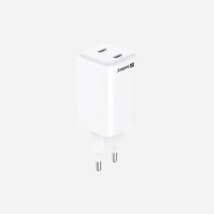Chargeur Sandberg AC Dual USB-C PD 65W 2 ports charge rapide pour ordinateurs portables et smartphones EU - Miniature 4