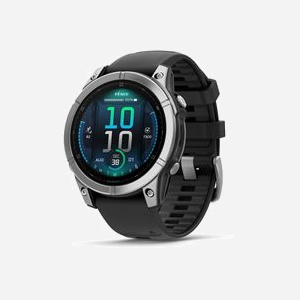 Montre GPS Garmin Fenix E 47mm écran AMOLED 1.3" tactile 416x416 pixels acier inoxydable WiFi multisports - Miniature 1