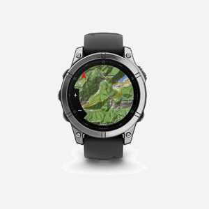 Montre GPS Garmin Fenix E 47mm écran AMOLED 1.3" tactile 416x416 pixels acier inoxydable WiFi multisports - Miniature 3