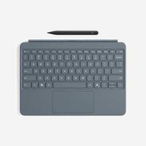 Clavier Microsoft Surface EP2-33062 QWERTZ Allemand Bluetooth avec pavé tactile pour Surface Pro 12" bleu