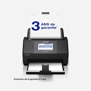 Scanner Epson WorkForce ES-590W A4 600x600 DPI recto-verso automatique WiFi 100 feuilles ReadyScan LED noir - Miniature 5