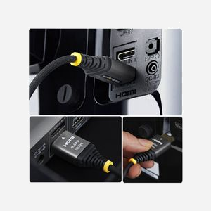 Câble StarTech.com HDMI 2.0 Haute Vitesse 3m 4K 60Hz 18Gbps HDR10 ARC ultra-flexible tressé certifié - Miniature 2