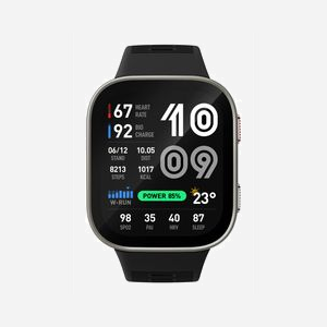 Montre connectée Amazfit Bip Max 2.07" AMOLED 432x514 pixels GPS WiFi 4GB batterie 550mAh bracelet silicone noir - Miniature 3