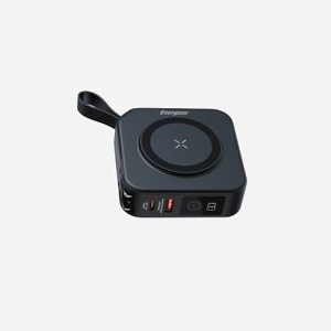 Batterie externe Energizer QM10001AC 10000mAh Lithium Polymère USB-A USB-C recharge sans fil noir