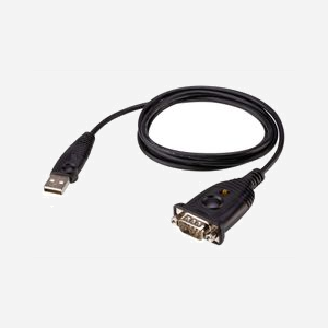Câble adaptateur ATEN UC232AF USB Type-A vers RS-232 DB9 1.2m noir pour conversion série