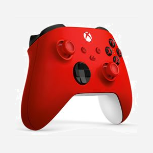 Manette sans fil Microsoft Xbox EP2-29936 Bluetooth rouge et blanc avec croix hybride pour Xbox Series X|S, Xbox One, PC Windows, Android et iOS - Miniature 2