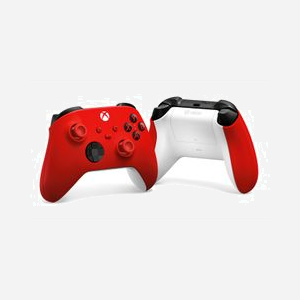 Manette sans fil Microsoft Xbox EP2-29936 Bluetooth rouge et blanc avec croix hybride pour Xbox Series X|S, Xbox One, PC Windows, Android et iOS - Miniature 4