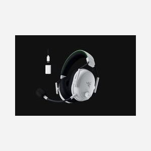 Casque gaming Razer BlackShark V3 Pro sans fil Bluetooth USB Type-A arceau fermé blanc 367g - Miniature 4