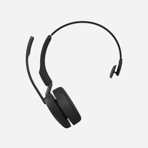 Casque sans fil Jabra Evolve3 65 Bluetooth USB Type-A arceau avec 3 microphones réduction de bruit adaptative noir - Miniature 3