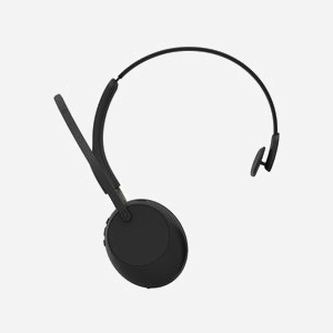 Casque Jabra Evolve3 65 sans fil Bluetooth USB Type-C arceau avec réduction de bruit adaptative 4 microphones noir - Miniature 4