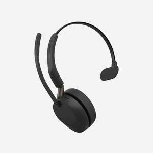 Casque Jabra Evolve3 65 sans fil Bluetooth USB Type-C arceau avec réduction de bruit adaptative 4 microphones noir - Miniature 5