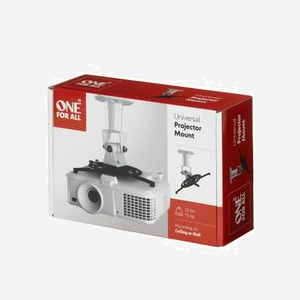 Support plafond One For All Solid WM5320 pour projecteur charge max 15kg noir et blanc 310x220x310mm - Miniature 5