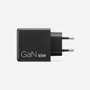 Chargeur Lenovo Dual USB-C 65W GaN universel 100-240V 2 ports USB-C câble 1,5m noir pour intérieur