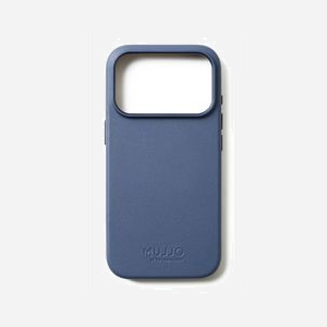Housse Mujjo MUJJO-CL-061-BL pour Apple iPhone 17 Pro 6.3" en cuir bleu monochromatique - Miniature 5