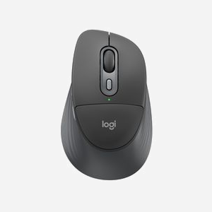 Souris Logitech Signature Comfort M850 L droitier sans fil RF Bluetooth optique 4000 DPI 6 boutons graphite