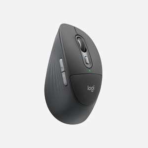 Souris Logitech Signature Comfort M850 L droitier sans fil RF Bluetooth optique 4000 DPI 6 boutons graphite - Miniature 4