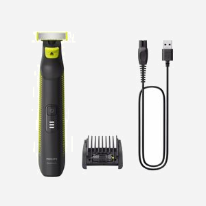 Rasoir électrique Philips OneBlade Pro QP6506/15 visage et corps avec lame double usage et sabot ajustable - Miniature 3