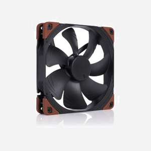 Ventilateur Noctua NF-A14 industrialPPC 140mm PWM 24V 500-2000 tr/min 182,5 m³/h IP67 roulement SSO noir marron