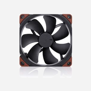 Ventilateur Noctua NF-A14 industrialPPC 140mm PWM 24V 500-2000 tr/min 182,5 m³/h IP67 roulement SSO noir marron - Miniature 2