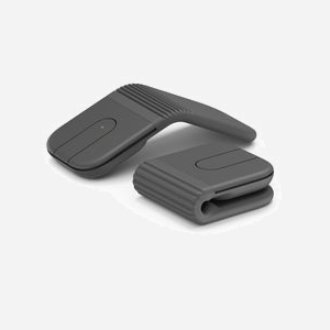 Souris Logitech Mobi Fold sans fil RF Bluetooth optique 4000 DPI ambidextre 4 boutons programmables graphite