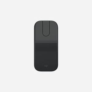 Souris Logitech Mobi Fold sans fil RF Bluetooth optique 4000 DPI ambidextre 4 boutons programmables graphite