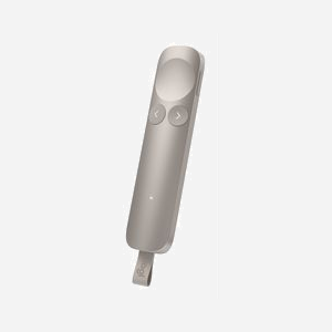 Télécommande de présentation Logitech Spotlight 2 Bluetooth/RF 30m pointeur laser rouge USB coloris sable - Miniature 2