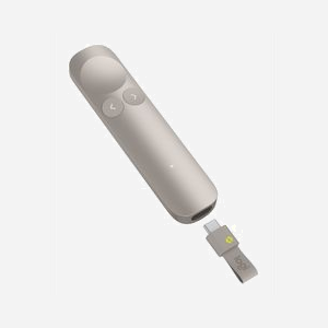 Télécommande de présentation Logitech Spotlight 2 Bluetooth/RF 30m pointeur laser rouge USB coloris sable - Miniature 3
