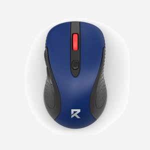 Souris sans fil REDRAGON BM-2638 RF Wireless 2.4GHz optique ergonomique bleue pour PC et ordinateur portable - Miniature 2