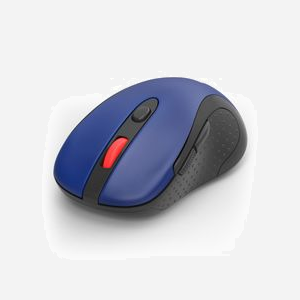 Souris sans fil REDRAGON BM-2638 RF Wireless 2.4GHz optique ergonomique bleue pour PC et ordinateur portable - Miniature 3