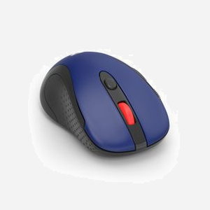 Souris sans fil REDRAGON BM-2638 RF Wireless 2.4GHz optique ergonomique bleue pour PC et ordinateur portable - Miniature 4