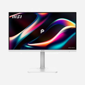Écran MSI PRO MAX 241PHW E14 23.8" Full HD 1920x1080 LCD 4ms 16:9 178° USB Hub VESA blanc - Miniature 2