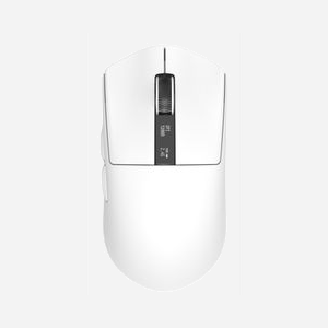 Souris gaming sans fil Oniverse Vanguard 12000 DPI 1000Hz Bluetooth 2.4GHz avec dock de charge LED blanc - Miniature 1