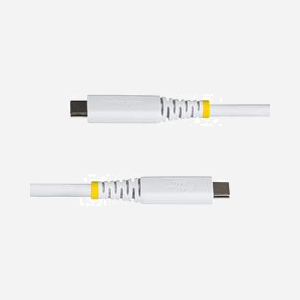 Câble StarTech.com USB4 50cm USB-C certifié USB-IF 40Gbps 240W PD 8K 60Hz DisplayPort 2.1 compatible Thunderbolt 4 blanc - Miniature 3