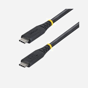 Câble StarTech.com USB4 50cm USB-C 40Gbps certifié USB-IF 240W PD 8K 60Hz DisplayPort 2.1 compatible Thunderbolt 4