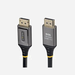 Câble StarTech.com DisplayPort 2.1 DP54 3m certifié VESA 8K 60Hz 10K 60Hz DSC 1.2a UHBR13.5 blindé aluminium-mylar - Miniature 1
