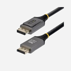 Câble StarTech.com DisplayPort 2.1 DP80 50cm certifié VESA UHBR20 10K/8K 60Hz 16K avec DSC 1.2a blindé - Miniature 2