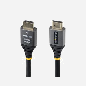 Câble StarTech.com HDMI 2.1 Ultra High Speed 30cm certifié 8K 60Hz 4K 120Hz 48Gbps HDR10+ eARC gaine TPE flexible - Miniature 1