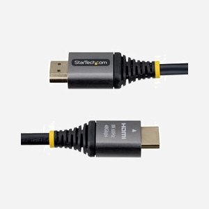 Câble StarTech.com HDMI 2.1 Ultra High Speed 30cm certifié 8K 60Hz 4K 120Hz 48Gbps HDR10+ eARC gaine TPE flexible - Miniature 4