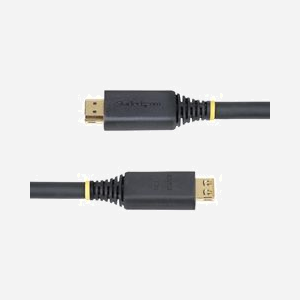 Câble HDMI StarTech.com 15m avec connecteurs à verrouillage 4K 60Hz 1440p 144Hz HDR10 HDCP 2.2 ARC 18Gbps gaine TPE - Miniature 4