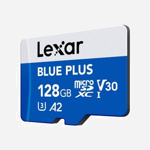Lexar BLUE PLUS 128 Go MicroSDXC UHS-I - Miniature 1